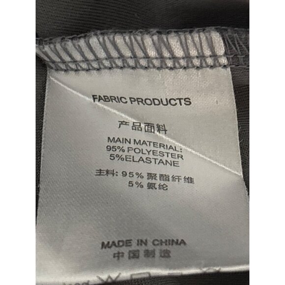 Quiet Luxury Asymmetrical Ruffle Dress L Sheath Gray Neutral by Aisize Timeless - Picture 10 of 16